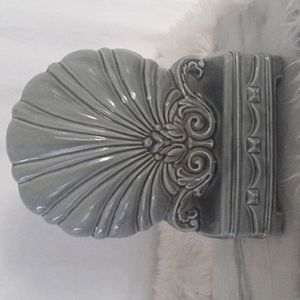 Vintage Grey Ceramic Nautical Shell AS IS